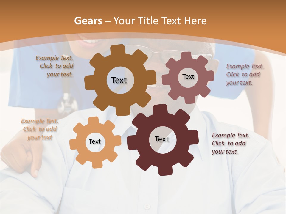 Beautiful Medical Pensioner PowerPoint Template