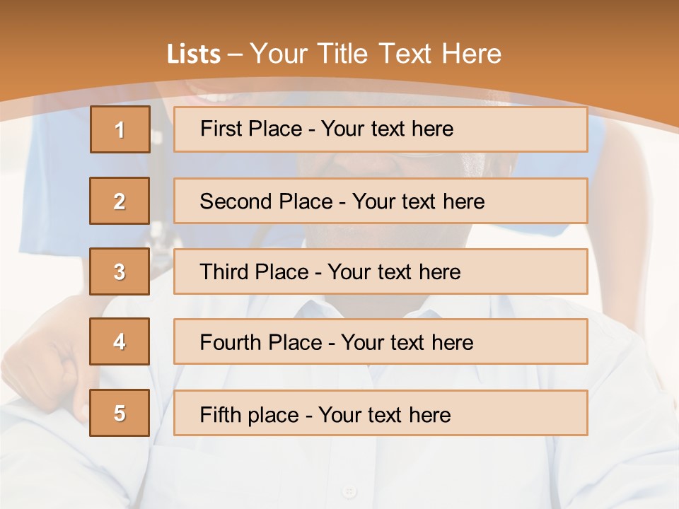 Beautiful Medical Pensioner PowerPoint Template