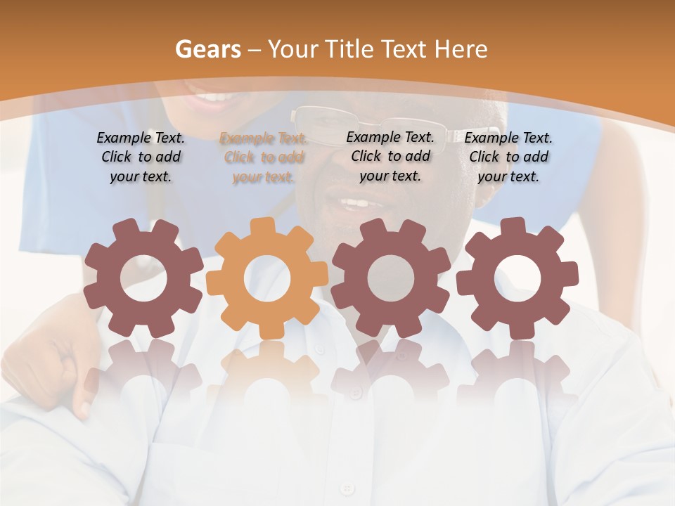 Beautiful Medical Pensioner PowerPoint Template