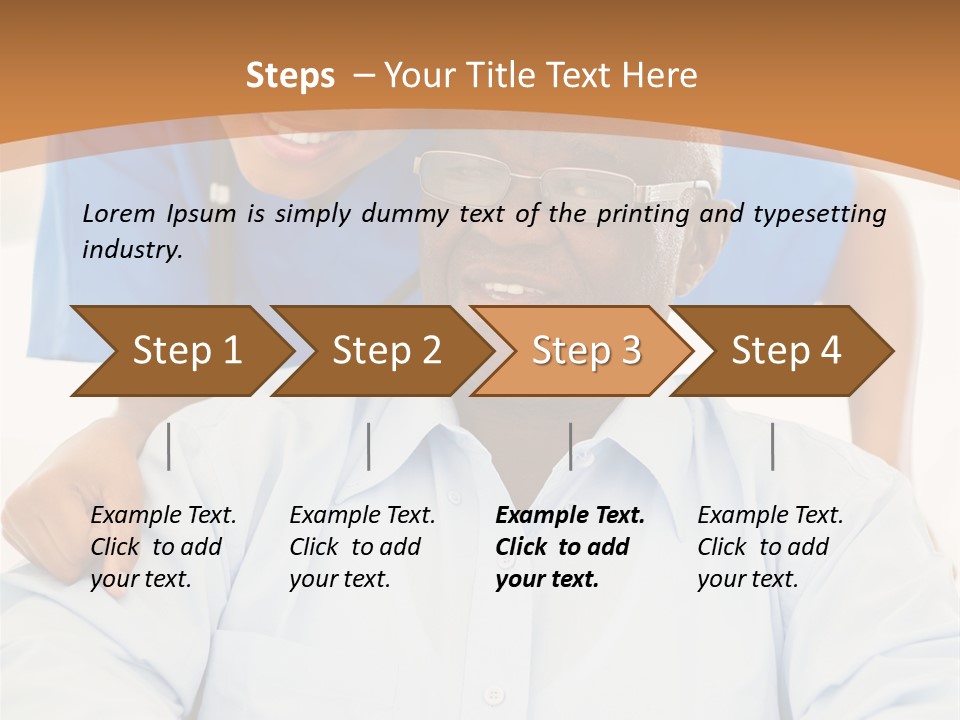 Beautiful Medical Pensioner PowerPoint Template