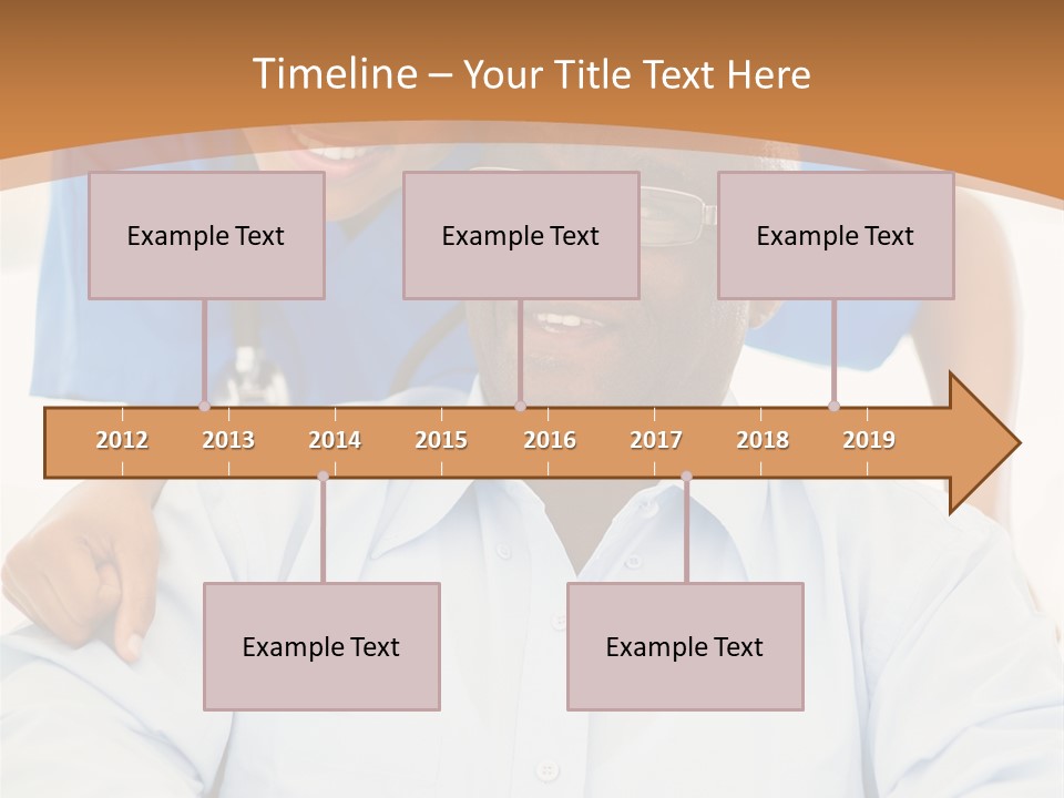 Beautiful Medical Pensioner PowerPoint Template