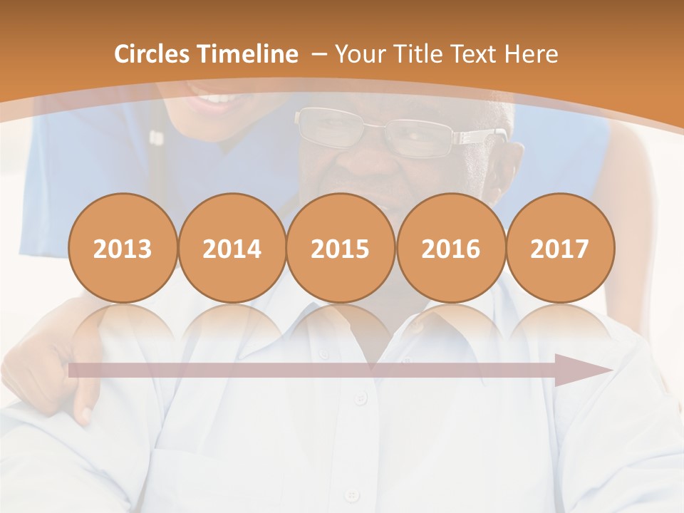 Beautiful Medical Pensioner PowerPoint Template