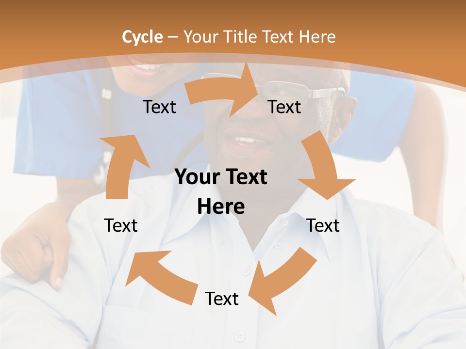 Beautiful Medical Pensioner PowerPoint Template