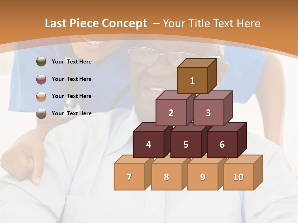 Beautiful Medical Pensioner PowerPoint Template