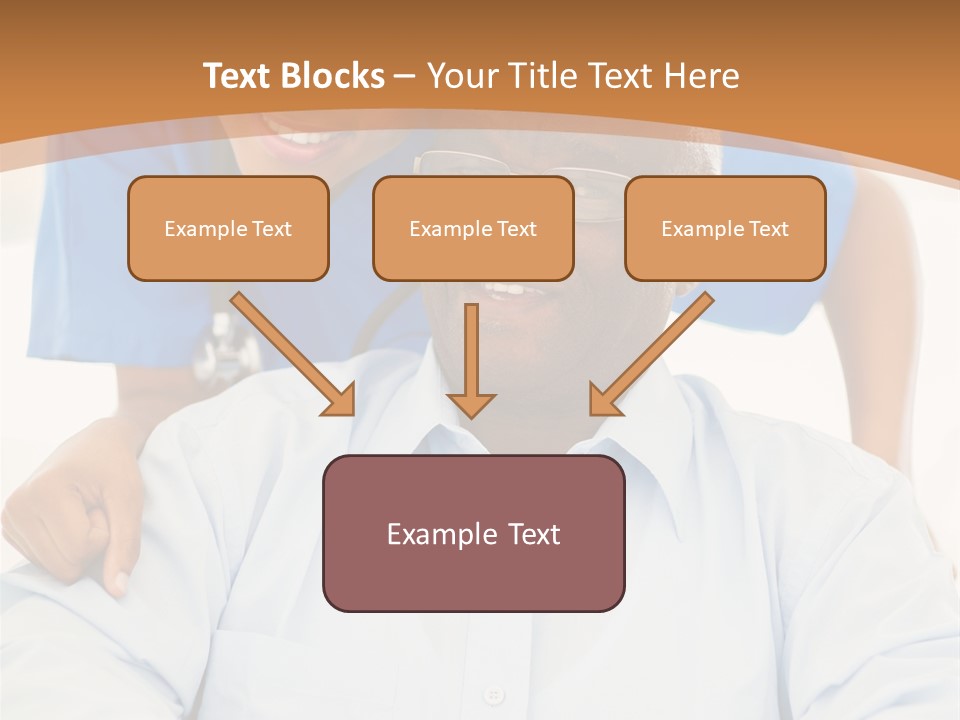 Beautiful Medical Pensioner PowerPoint Template