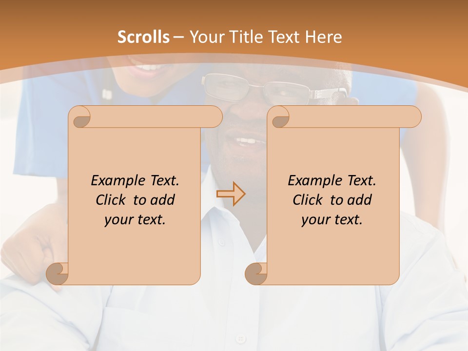 Beautiful Medical Pensioner PowerPoint Template