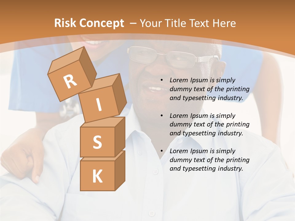 Beautiful Medical Pensioner PowerPoint Template