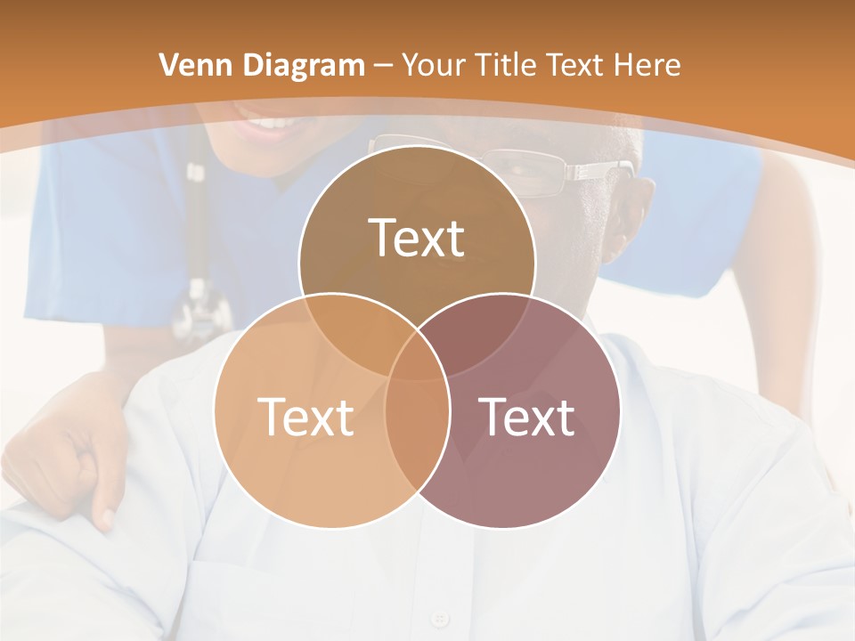 Beautiful Medical Pensioner PowerPoint Template