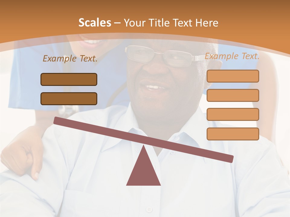 Beautiful Medical Pensioner PowerPoint Template