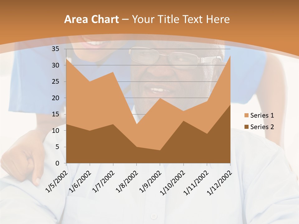 Beautiful Medical Pensioner PowerPoint Template