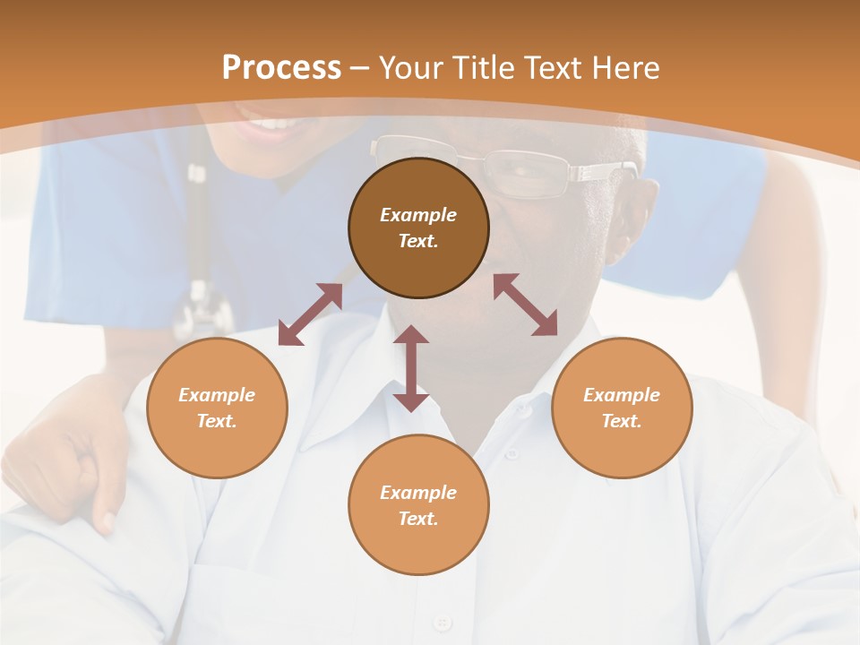 Beautiful Medical Pensioner PowerPoint Template