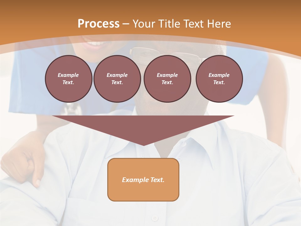 Beautiful Medical Pensioner PowerPoint Template