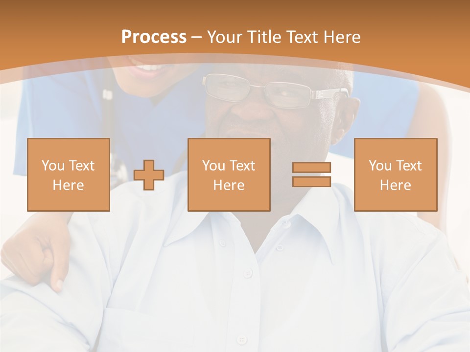 Beautiful Medical Pensioner PowerPoint Template