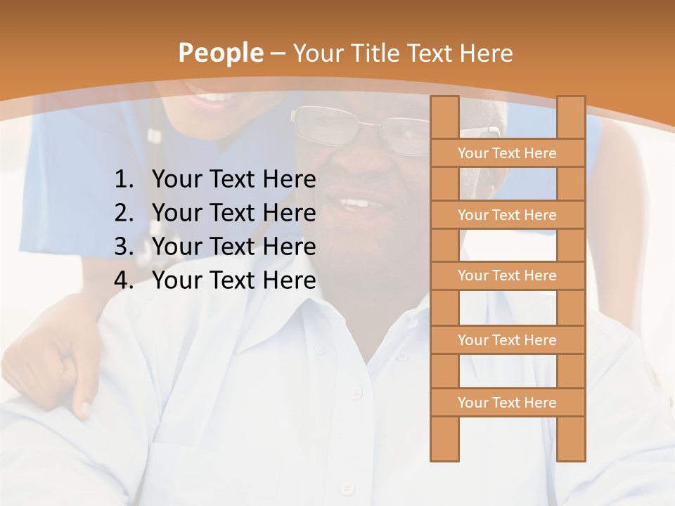 Beautiful Medical Pensioner PowerPoint Template