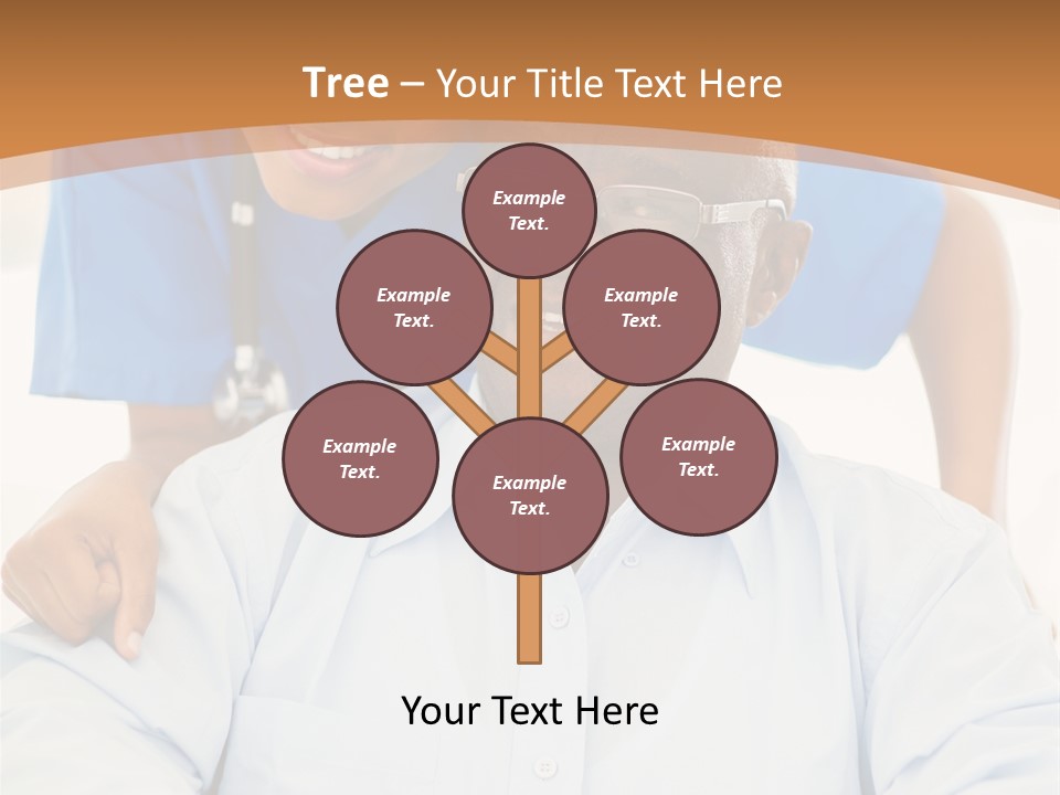 Beautiful Medical Pensioner PowerPoint Template