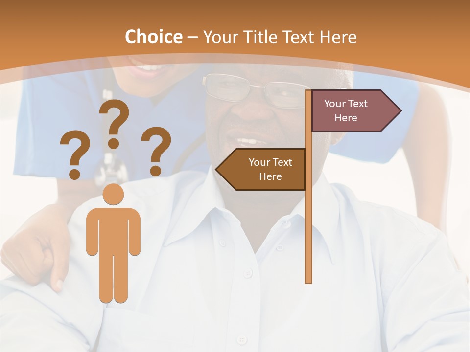 Beautiful Medical Pensioner PowerPoint Template