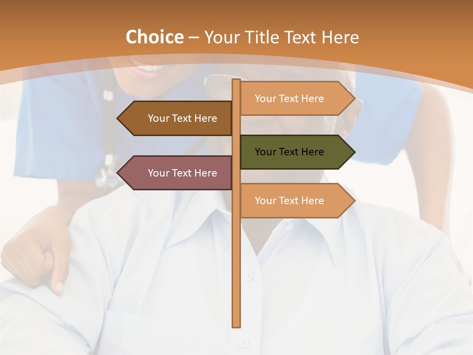 Beautiful Medical Pensioner PowerPoint Template