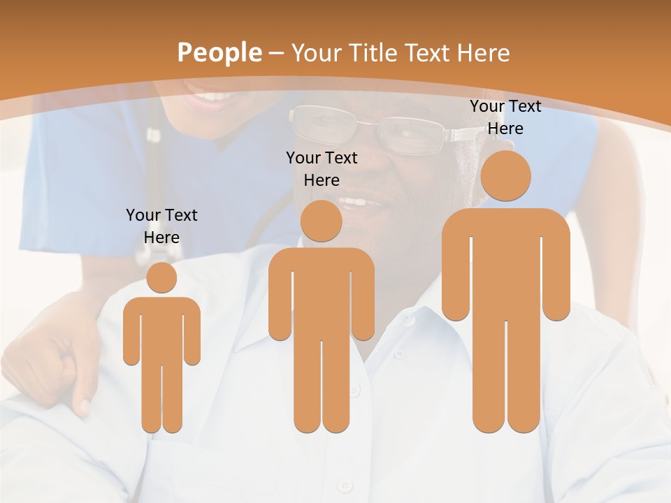 Beautiful Medical Pensioner PowerPoint Template