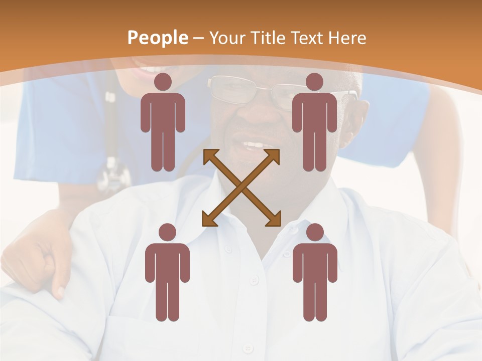 Beautiful Medical Pensioner PowerPoint Template