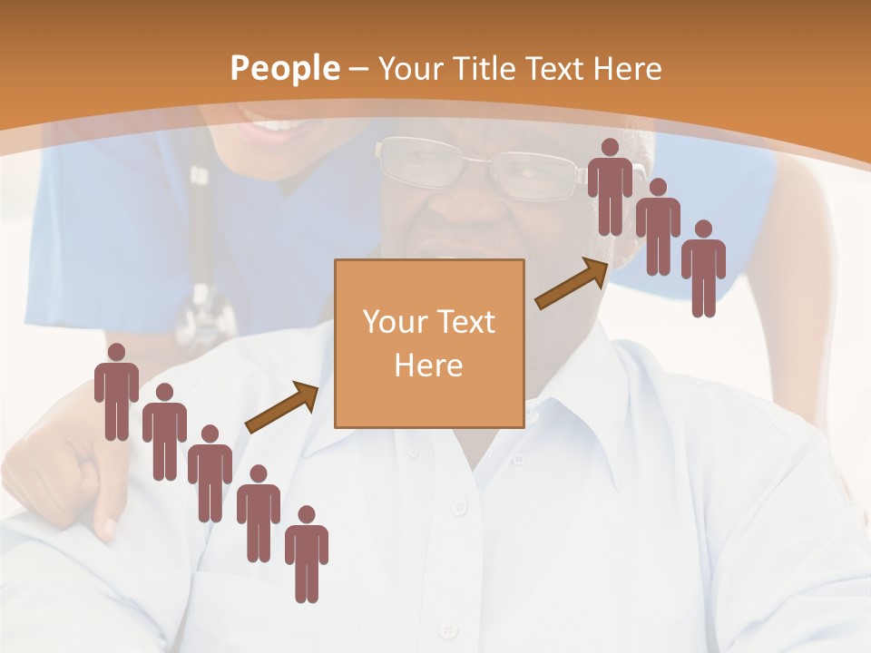 Beautiful Medical Pensioner PowerPoint Template