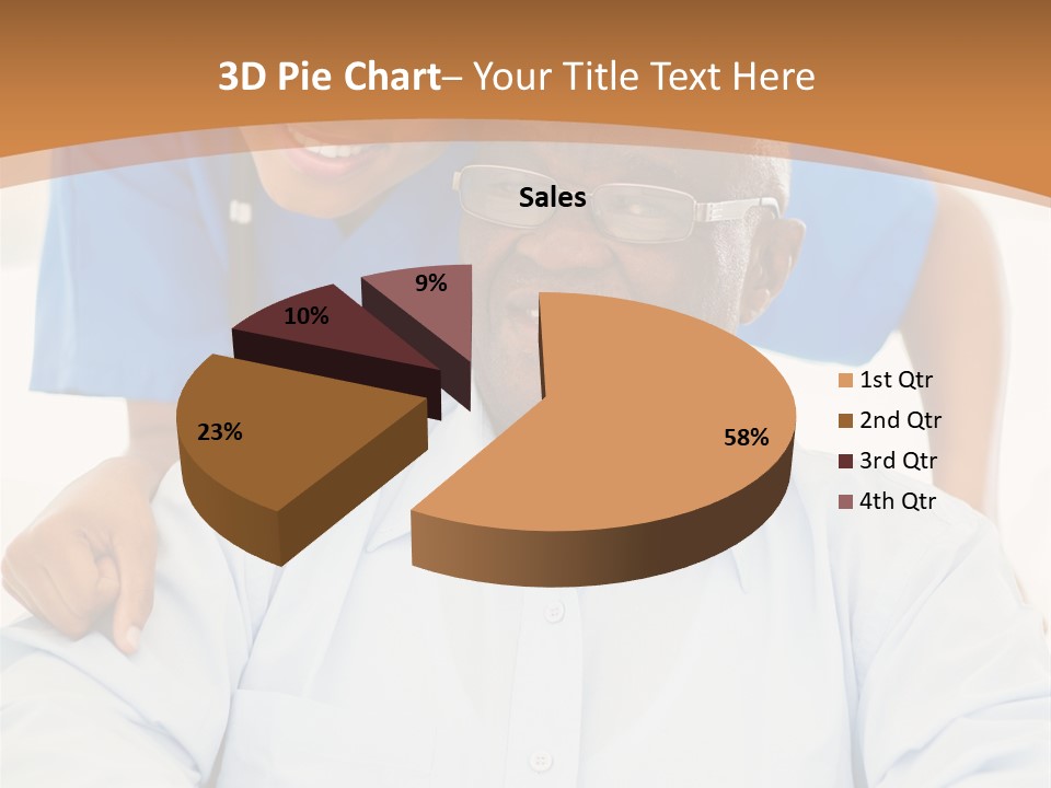 Beautiful Medical Pensioner PowerPoint Template