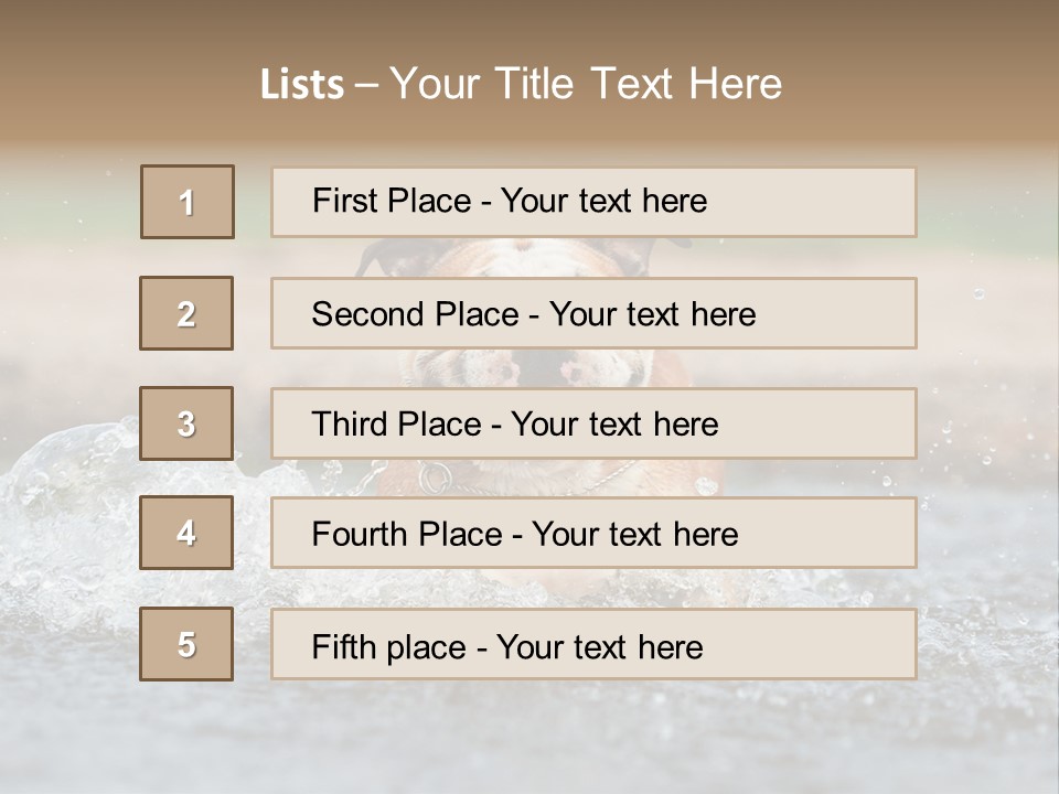 Portrait Funny Fun PowerPoint Template