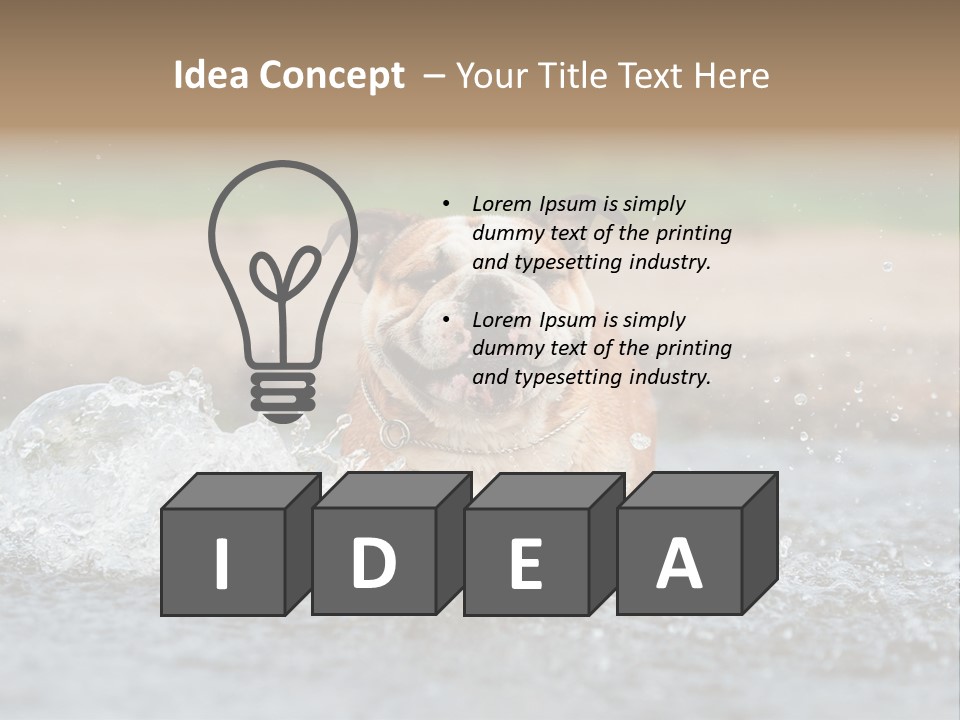 Portrait Funny Fun PowerPoint Template