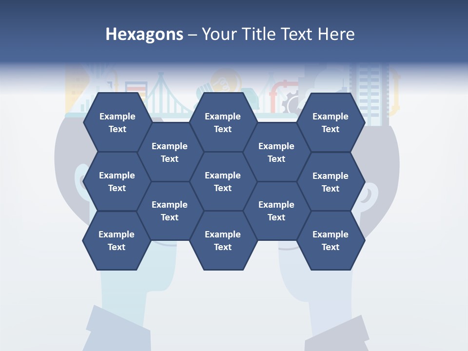 Vector Brain Successful PowerPoint Template