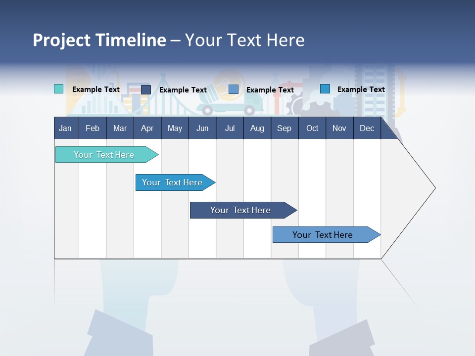Vector Brain Successful PowerPoint Template