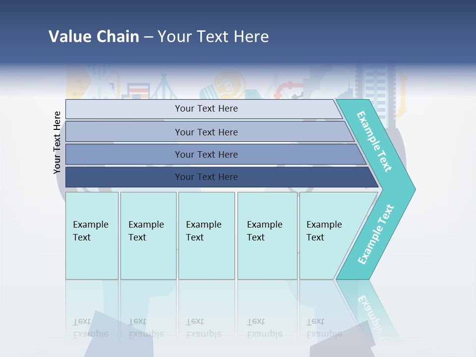 Vector Brain Successful PowerPoint Template