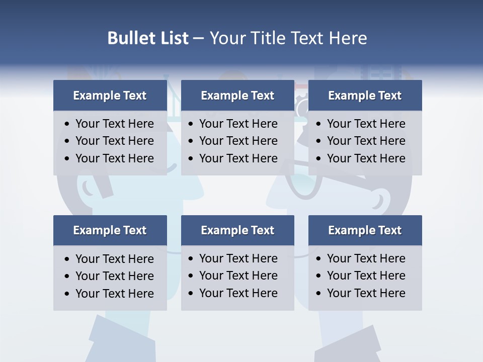 Vector Brain Successful PowerPoint Template