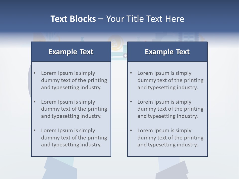 Vector Brain Successful PowerPoint Template