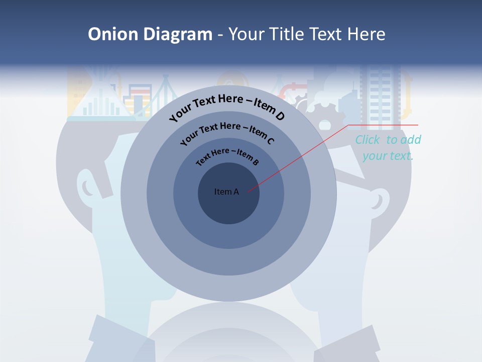 Vector Brain Successful PowerPoint Template