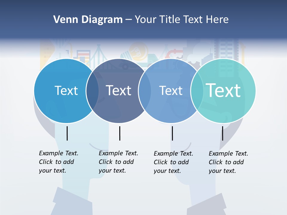 Vector Brain Successful PowerPoint Template