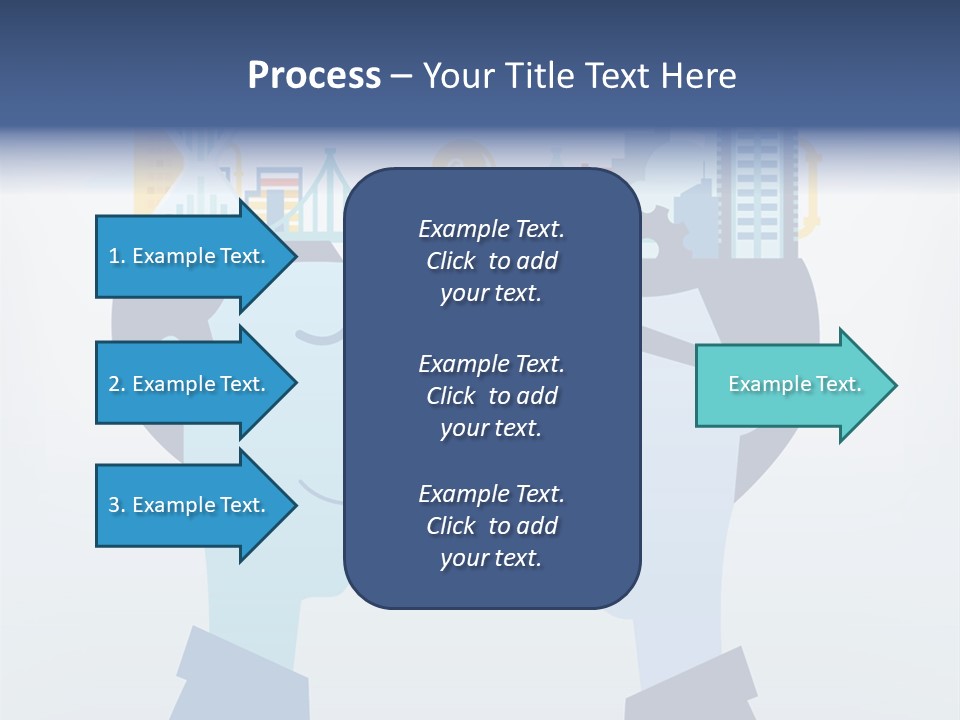 Vector Brain Successful PowerPoint Template