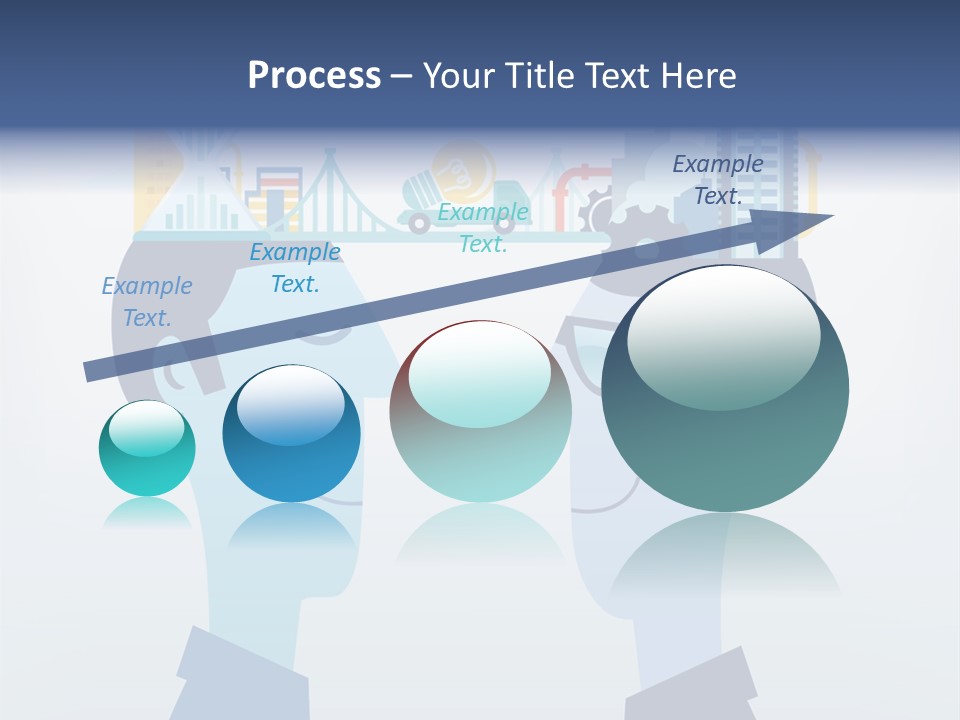 Vector Brain Successful PowerPoint Template
