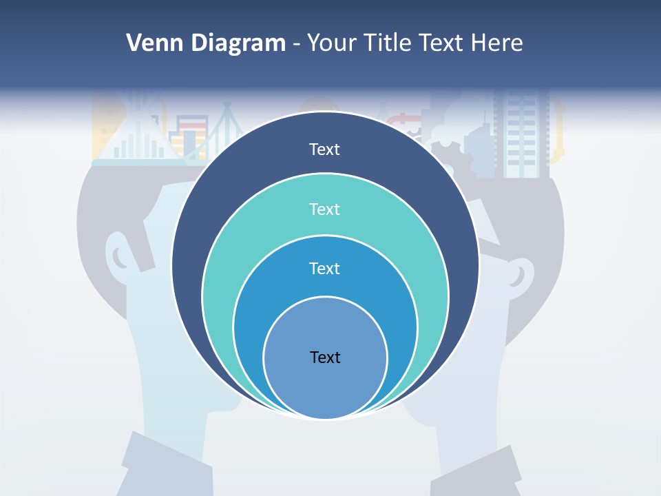 Vector Brain Successful PowerPoint Template