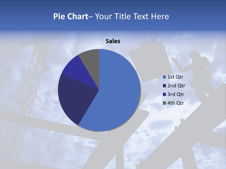 A Couple Of People Standing On Top Of A Construction Site PowerPoint Template
