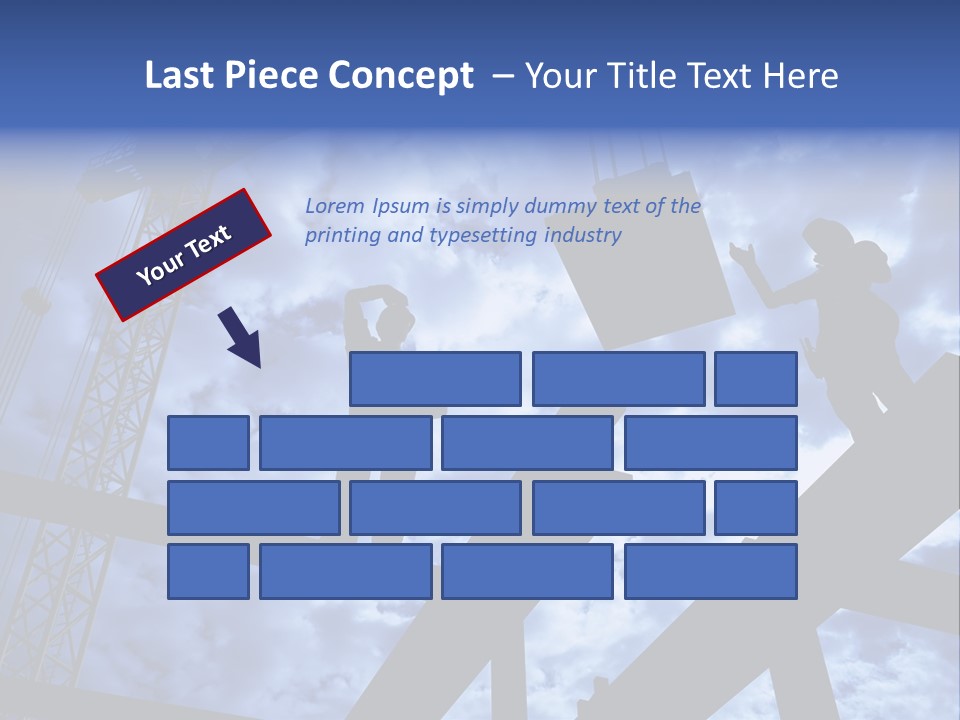 A Couple Of People Standing On Top Of A Construction Site PowerPoint Template