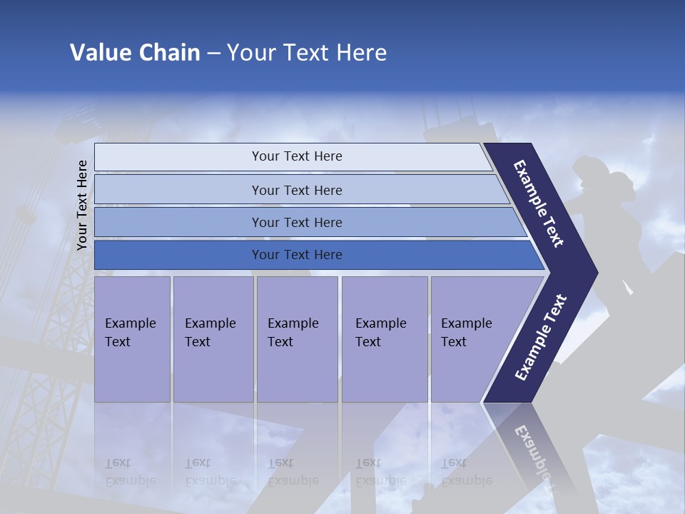 A Couple Of People Standing On Top Of A Construction Site PowerPoint Template