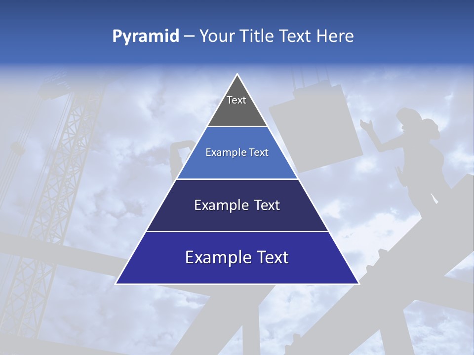A Couple Of People Standing On Top Of A Construction Site PowerPoint Template