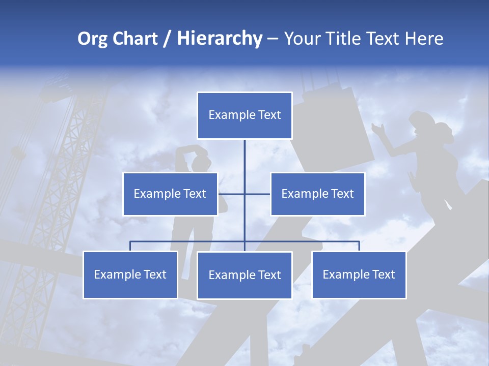 A Couple Of People Standing On Top Of A Construction Site PowerPoint Template