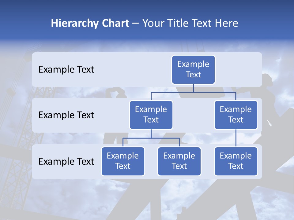 A Couple Of People Standing On Top Of A Construction Site PowerPoint Template