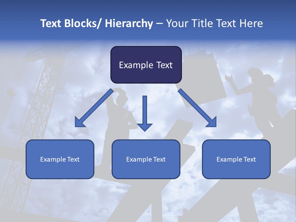 A Couple Of People Standing On Top Of A Construction Site PowerPoint Template