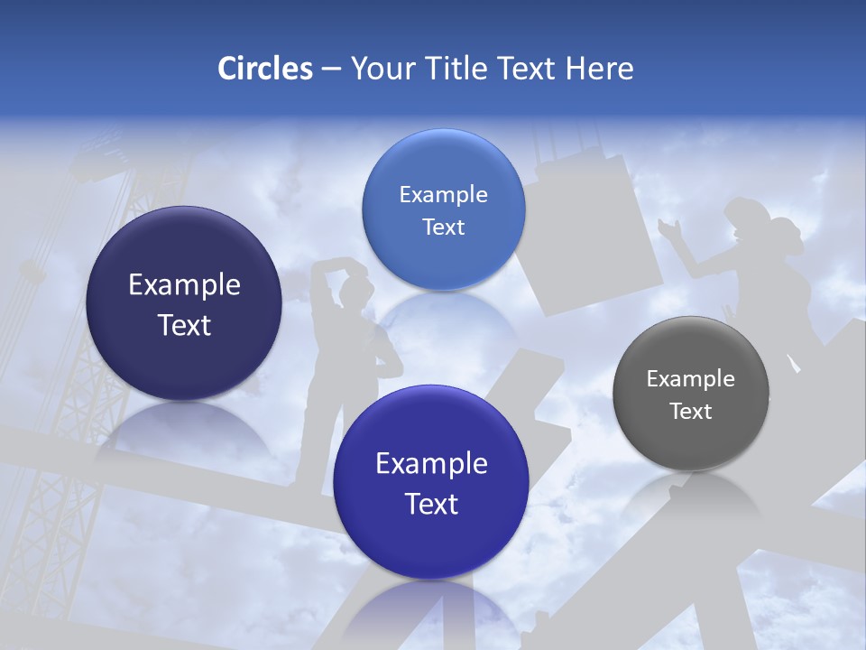 A Couple Of People Standing On Top Of A Construction Site PowerPoint Template