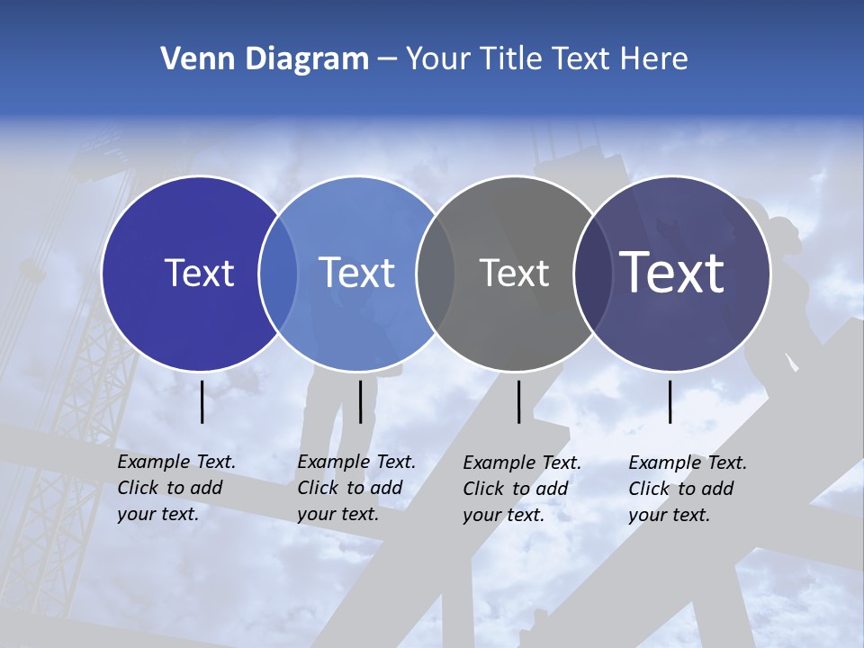 A Couple Of People Standing On Top Of A Construction Site PowerPoint Template