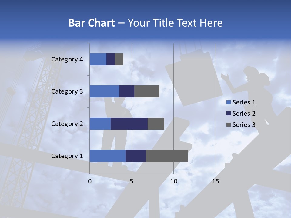 A Couple Of People Standing On Top Of A Construction Site PowerPoint Template