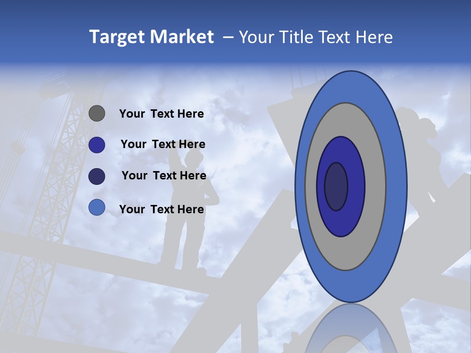 A Couple Of People Standing On Top Of A Construction Site PowerPoint Template