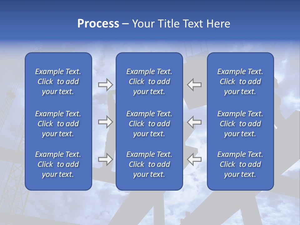 A Couple Of People Standing On Top Of A Construction Site PowerPoint Template