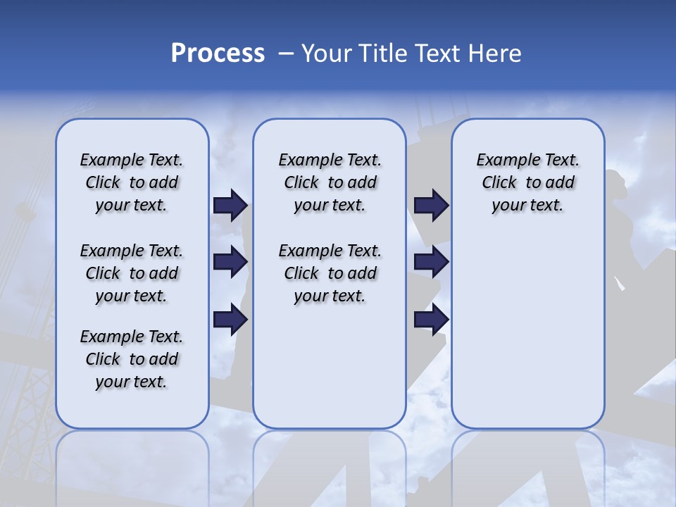 A Couple Of People Standing On Top Of A Construction Site PowerPoint Template